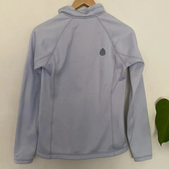 STIO light weight fleece pullover 1/2 zip super light blue size medium - Picture 6 of 6